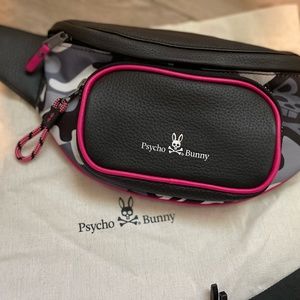 Psycho Bunny Leather Belt Bag